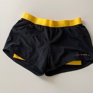 NIKE LIVESTRONG DRI-FIT SHORTS SIZE M